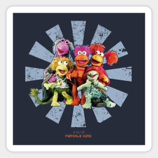 Fraggle Rock Retro Japanese Magnet